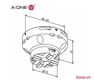 Mâm cặp hơi R30 3A-100077 - Ảnh 2