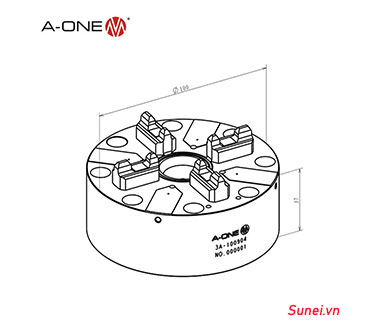 Mâm cặp A-one 3A-100904 (100) - Ảnh 2