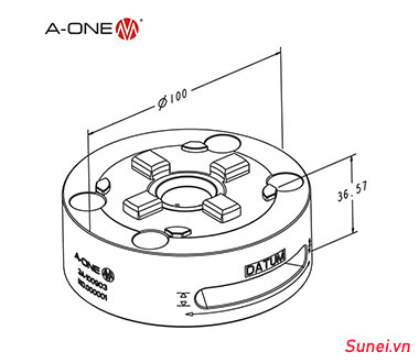 Mâm cặp thủ công R 3A-100903 - Ảnh 2