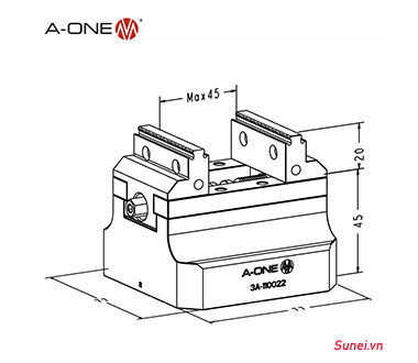Bàn kẹp nhỏ A-one 3A-110022