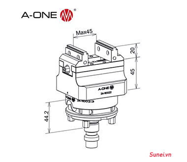 Bộ bàn kẹp nhỏ A-one 3A-110036