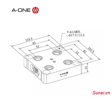 Tấm vuông X52 3A-110221 - Ảnh 2