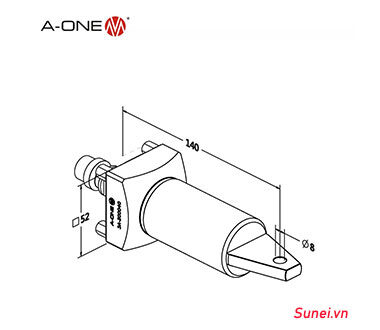 Chân tham chiếu Unoset A-one 3A-200040