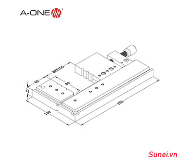 Ê tô thủ công A-one 3A-210003 - Ảnh 2