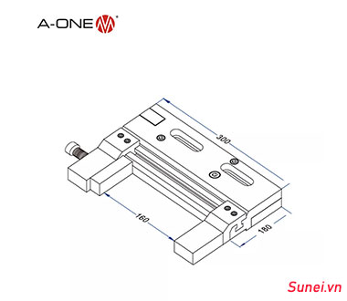 Ê tô A-one 3A-210020 - Ảnh 2
