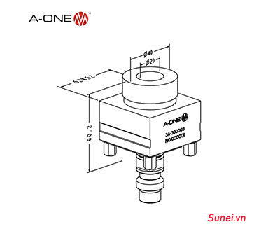 Chốt đo CNC A-one 3A-300003