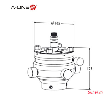 Đầu kẹp điều chỉnh EDM 3A-300010 - Ảnh 2