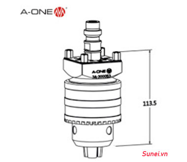 Kẹp điện cực 3A-300053 - Ø5-Ø20mm - Ảnh 2