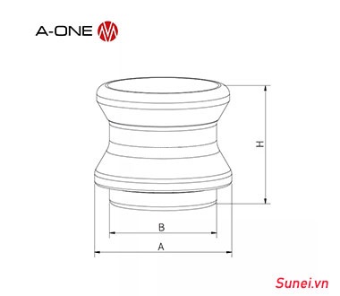 Nút định vị pallet 3A-400016/3A-400116 - Ảnh 2