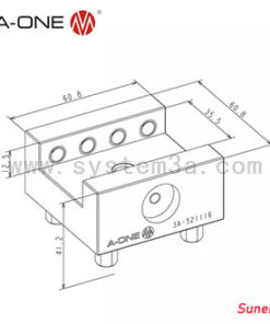 Alternative view of Đầu kẹp điện cực A-one 3A-521116