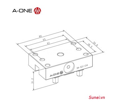 Đầu kẹp điện cực A-one 3A-521124 - Ảnh 2