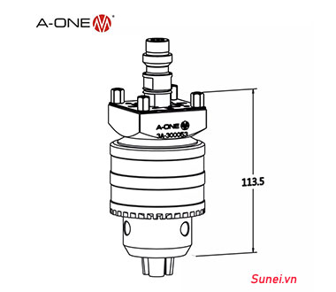 Kẹp điện cực 3A-300052 (Ø1-Ø10) - Ảnh 2