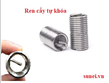 Ren cấy có vòng khóa - khác biệt so với Helicoil thông thường