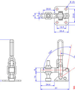 Thông số Cam kẹp GH101A