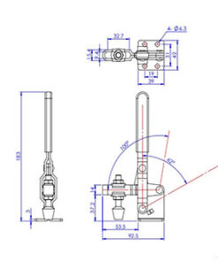 Thông số Cam kẹp GH101DL