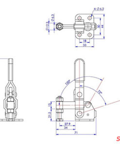 Thông số Cam kẹp GH11401