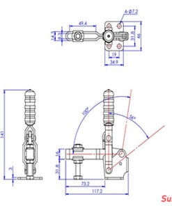 Thông số Cam kẹp GH12130