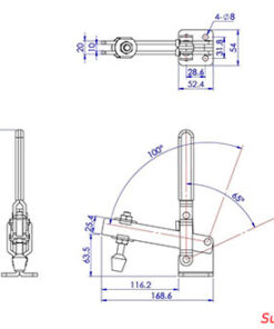 Thông số Cam kẹp GH12305
