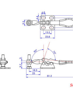 Thông số kỹ thuật Cam kẹp Cam kẹp GH201A