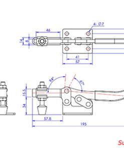 Thông số Cam kẹp GH203F