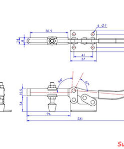 Thông số Cam kẹp GH203FL