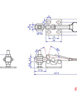 Thông số cam kẹp GH20400