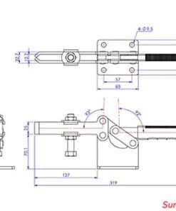 Thông số Cam kẹp GH204GBLH