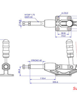 Thông số kỹ thuật Cam kẹp GH305HM