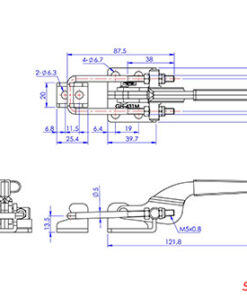 Thông số cam kẹp chốt GH431