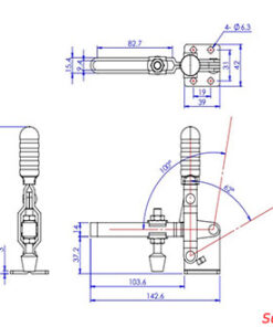 Thông số Cam kẹp GH101E