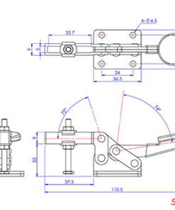 Thông số Cam kẹp GH20300