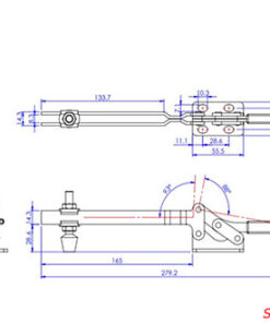 Thông số Cam kẹp GH22185